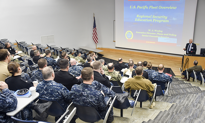 NPS' Regional Security Education Program Hosts PACFLT Reservists