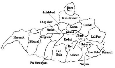 Nangarhar Map