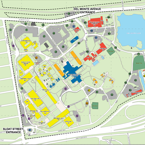 NPS Campus Map