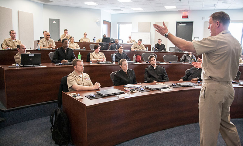 Fleet Logistics Leader Meets with NPS Acquisition Students, Contracting Staff
