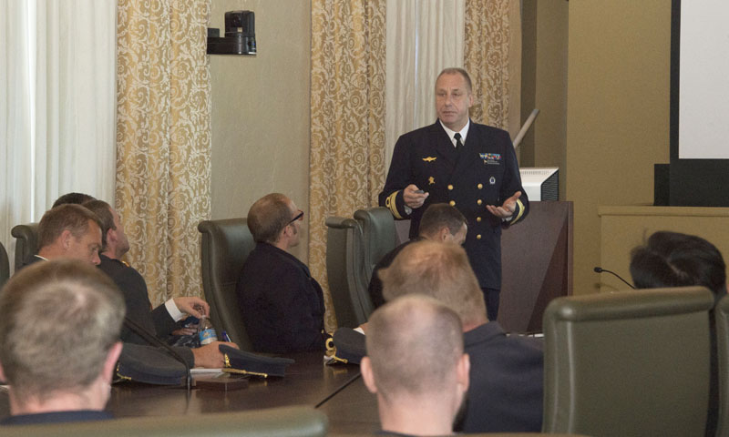 Swedish Chief of Staff Talks Maritime Security During Campus Visit