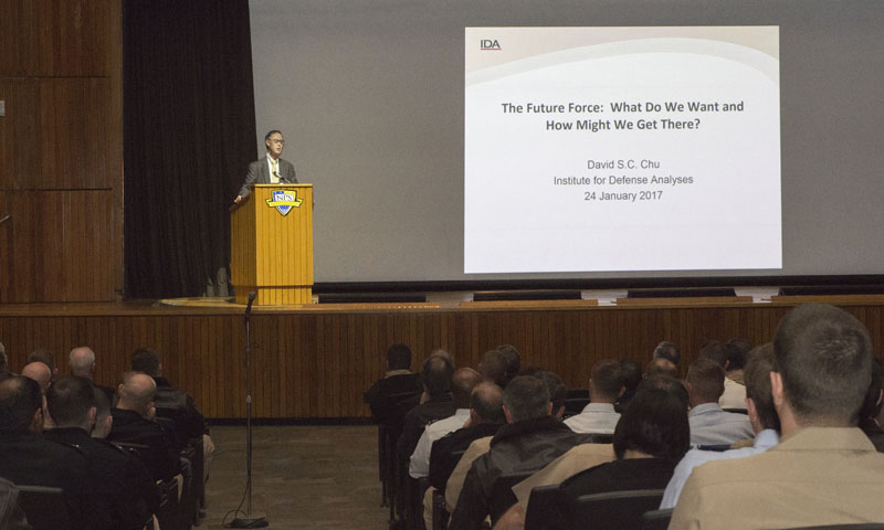 SGL Program Continues with Institute for Defense Analyses President Dr. David Chu