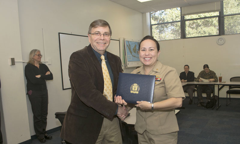 Naval War College Monterey Honors Fall Quarter's Top JPME Grads