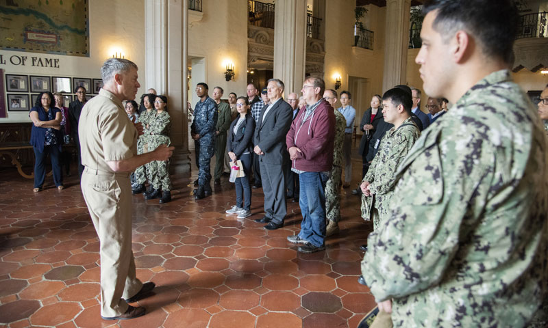 NSA Monterey Remembers Legendary Navy, Marine Corps Victory