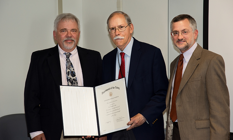 NSA Distinguished Professor Yost Earns Superior Civilian Service Award