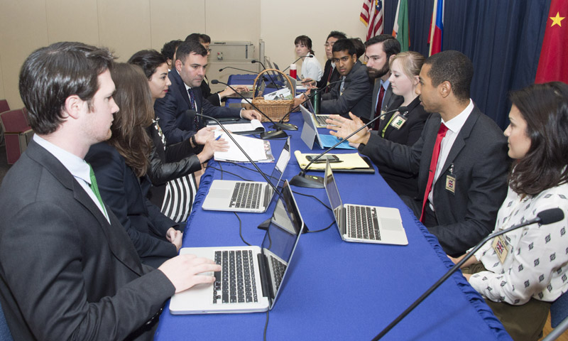 NPS Students Participate in Int'l Negotiation Exercise at MIIS