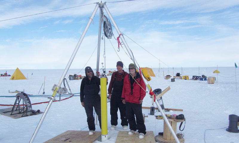 NPS Team Sees Success in Research on Pine Island Glacier