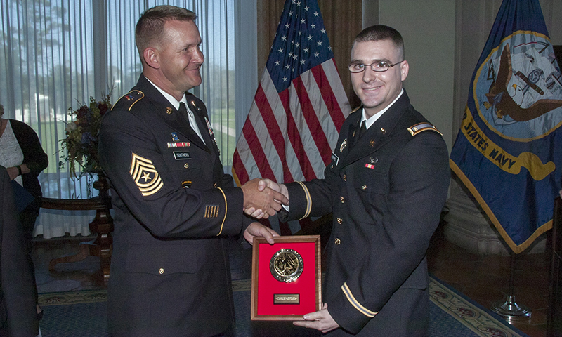 Junior Cyber Ops Officer Recognized with Top Army Student Award