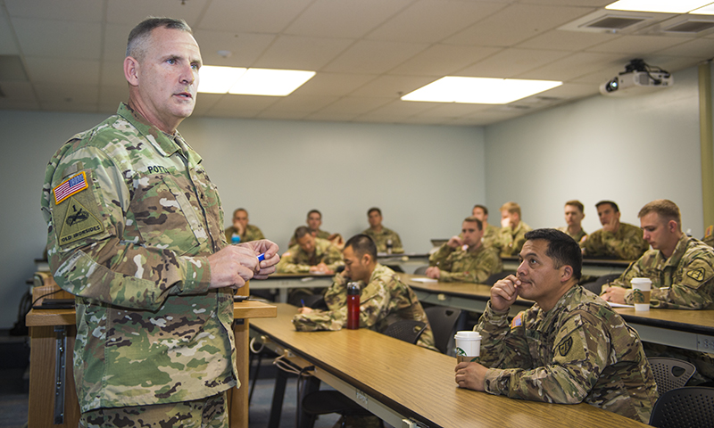 Army R&D Leader Offers Perspective to NPS Acquisition Students
