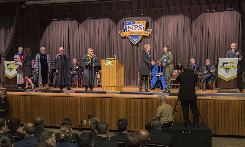 Distinguished NPS Alumna Congratulates Fall Quarter's Graduates