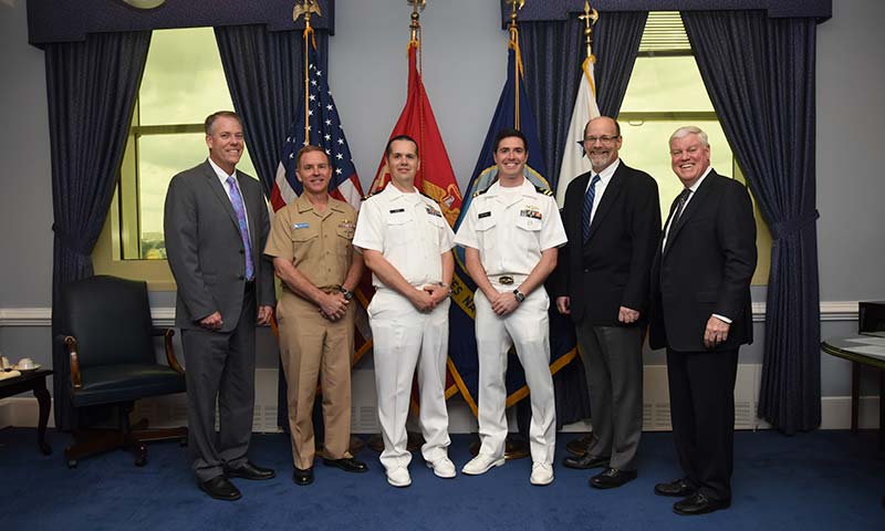 Conrad Scholars Present Their Theses to Navy’s FM Leaders